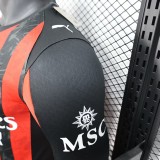 AC Milan Home Long player  1:1 Quality Soccer Jersey  25-26