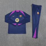Barcelona player Training  Tracksuit Blue  (Kids And Man )  1:1  25-26