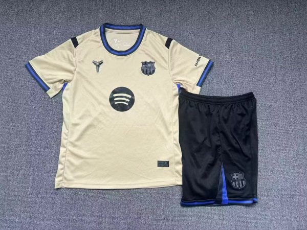 Barcelona Away Kids 1:1 Quality Soccer Jersey  25-26
