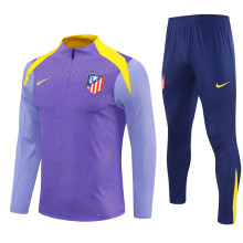 Atletico Madrid Training  Tracksuit Player purple (Kids And Man )  1:1  25-26