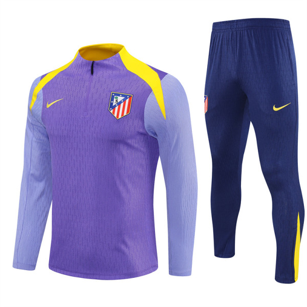 Atletico Madrid Training  Tracksuit Player purple (Kids And Man )  1:1  25-26