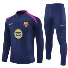 Barcelona player Training  Tracksuit Blue  (Kids And Man )  1:1  25-26