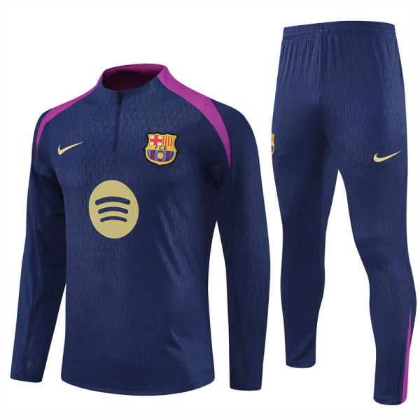 Barcelona player Training  Tracksuit Blue  (Kids And Man )  1:1  25-26