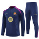 Barcelona player Training  Tracksuit Blue  (Kids And Man )  1:1  25-26
