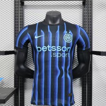 Inter Milan home Player  1:1 Quality Soccer Jersey   25-26