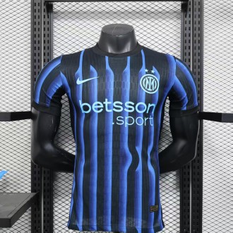 Inter Milan home Player  1:1 Quality Soccer Jersey   25-26