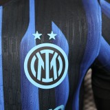 Inter Milan home Player  1:1 Quality Soccer Jersey   25-26