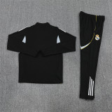 Real Madrid Training  Tracksuit Black (Kids And Man )  1:1  25-26
