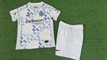 Inter Milan  Away Kids player  1:1 Quality Soccer Jersey  25-26
