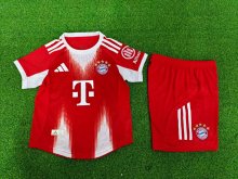 Bayern Munich Home  Kids player 1:1 Quality Soccer Jersey  25-26