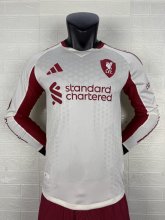 Liverpool Away Long Sleeve  player  1:1 Quality Soccer Jersey 25-26