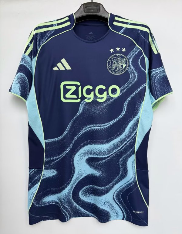 Ajax Away Fans  1:1 Quality Soccer Jersey   25-26
