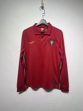 Portugal Home Fans Long  1:1 Quality Soccer Jersey   2020  2021
