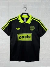Adidas Clover T-shirt  Black Fans 1:1 Quality Soccer Jersey  25-26