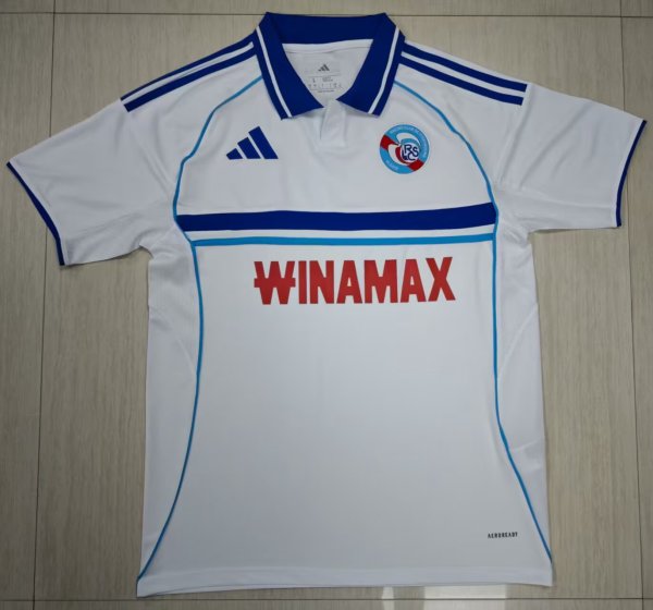 Strasbourg  Away  Fans  1:1 Quality Soccer Jersey  25-26