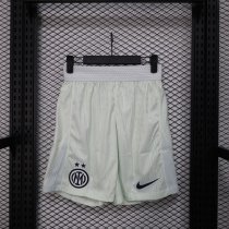 Inter Milan  Pants   Away White Player  1:1 Quality Soccer Jersey   25-26