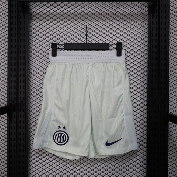 Inter Milan  Pants   Away White Player  1:1 Quality Soccer Jersey   25-26