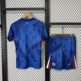 Chelsea Home With Pants Sets  Fans 1:1 Quality Soccer Jersey  25-26