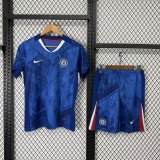 Chelsea Home With Pants Sets  Fans 1:1 Quality Soccer Jersey  25-26