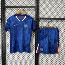 Chelsea Home With Pants Sets  Fans 1:1 Quality Soccer Jersey  25-26