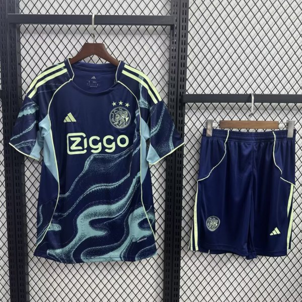 Ajax Away Fans  With Pants Sets  1:1 Quality Soccer Jersey  25-26