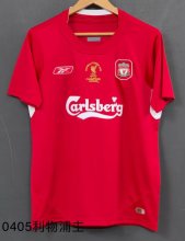 Retro Liverpool Home  1:1 Quality Soccer Jersey  2004-2005