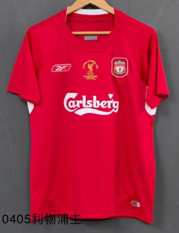 Retro Liverpool Home  1:1 Quality Soccer Jersey  2004-2005