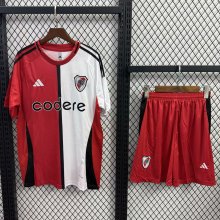 River Plate Three Away  With Pants Sets Fans 1:1 Quality Soccer Jersey   25-26