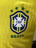 Retro Brazil home player  1:1 Quality Soccer Jersey  1998