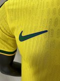 Retro Brazil home player  1:1 Quality Soccer Jersey  1998