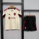 Liverpool Away With Pants Sets Fans 1:1 Quality Soccer Jersey   25-26