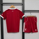 Liverpool home With Pants Sets Fans 1:1 Quality Soccer Jersey   25-26