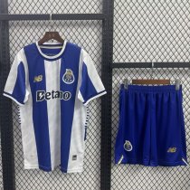 Porto Home With Pants Sets Fans 1:1 Quality Soccer Jersey 25-26