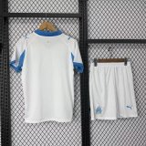 Marseille Home With Pants Sets Fans 1:1 Quality Soccer Jersey  25-26