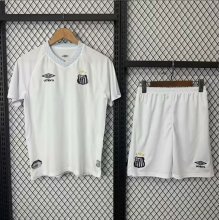 Santos Home With Pants Sets fans 1:1 Quality Soccer Jersey   25-26