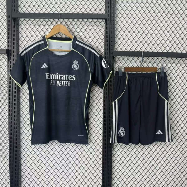 Real Madrid Away With Pants Sets  Fans  1:1 Quality Soccer Jersey    25-26