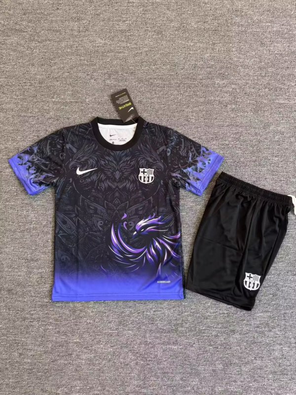 Barcelona Special Edition Kids  1:1 Quality Soccer Jersey  25-26
