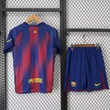 Barcelona  Home With Pants Sets fans 1:1 Quality Soccer Jersey 25-26