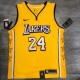 Los Angeles Lakers Kobe  #24 BRYANT  with star  1:1 Quality NBA Season Jerseys
