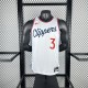 Los Angeles Clippers #3 PAUL White NBA Jerseys  2025