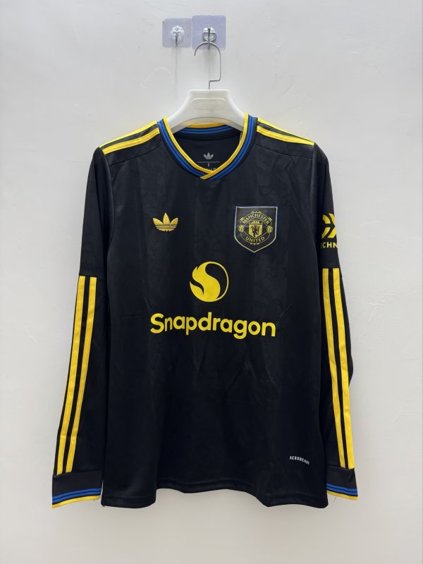 Manchester United  Third Away Long  Fans 1:1 Quality Soccer Jersey  25-26