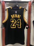 Los Angeles Lakers Kobe #8 #24 BRYANT  Black  snake pattern  NBA Jersey
