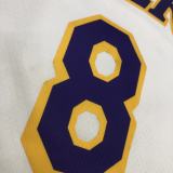 Los Angeles Lakers Kobe #8 BRYANT  White V-neck NBA Jerseys