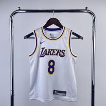 Los Angeles Lakers #8 BRYANT  Kobe White  NBA Jersey 2022/23