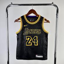 Los Angeles Lakers kids Kobe #24 BRYANT  snake pattern NBA Jerseys