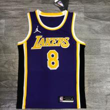 Los Angeles Lakers Kobe  #8 BRYANT  Purple V-neck NBA Jerseys