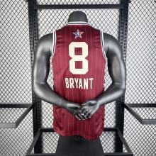 Los Angeles Lakers Kobe #8 BRYANT  Red  All-Star NBA Jersey  2024