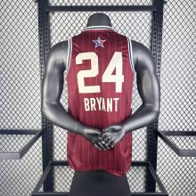 Los Angeles Lakers Kobe #24 BRYANT  Red  All-Star NBA Jersey  2024