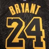 Los Angeles Lakers Kobe #8 #24 BRYANT  Black  snake pattern  NBA Jersey