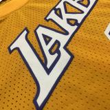 Los Angeles Lakers Retro Kobe #8 BRYANT  Yollow Short NBA Jersey